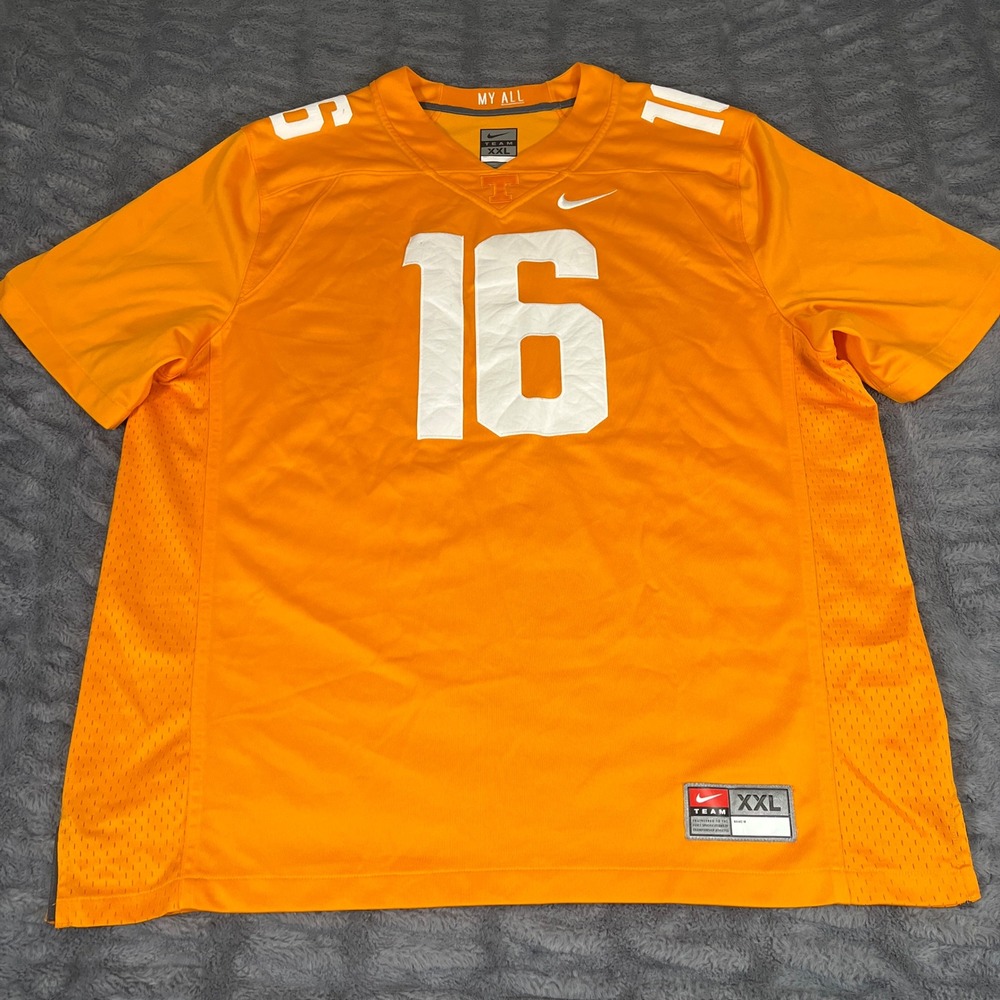 Nike Tennessee Volunteers Peyton Manning 16 Football Jersey Orange Mens XXL